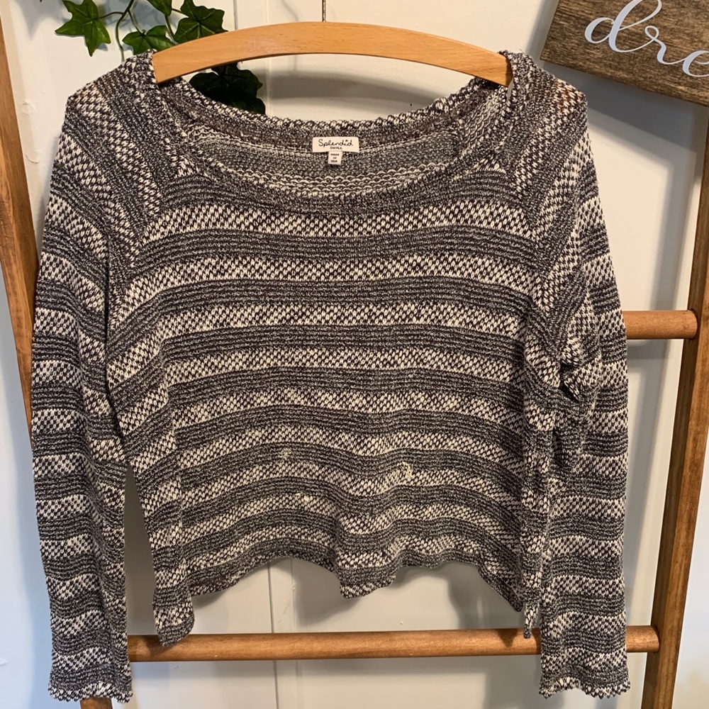 SPLENDID crop sweater. Sz S